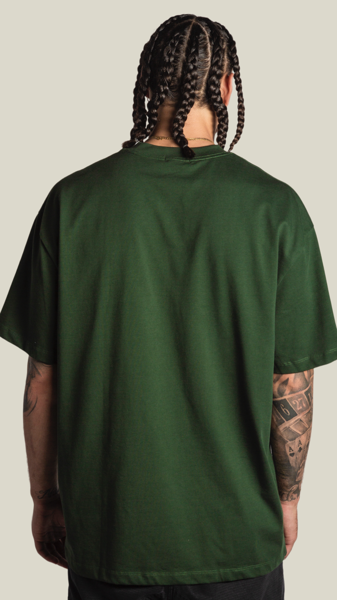 Box Fit Oversize BIT ON.- FOREST GREEN