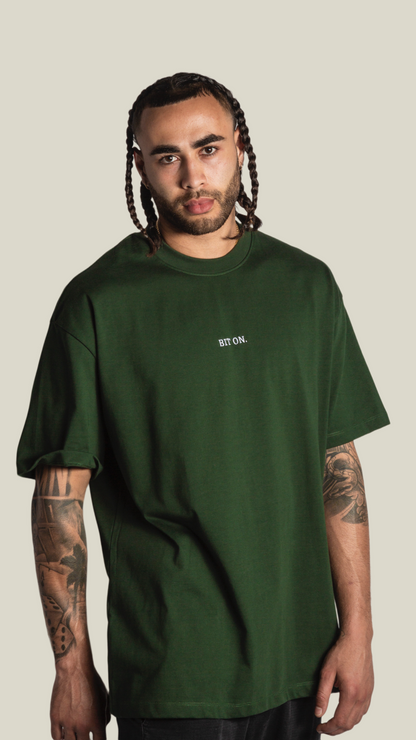 Box Fit Oversize BIT ON.- FOREST GREEN