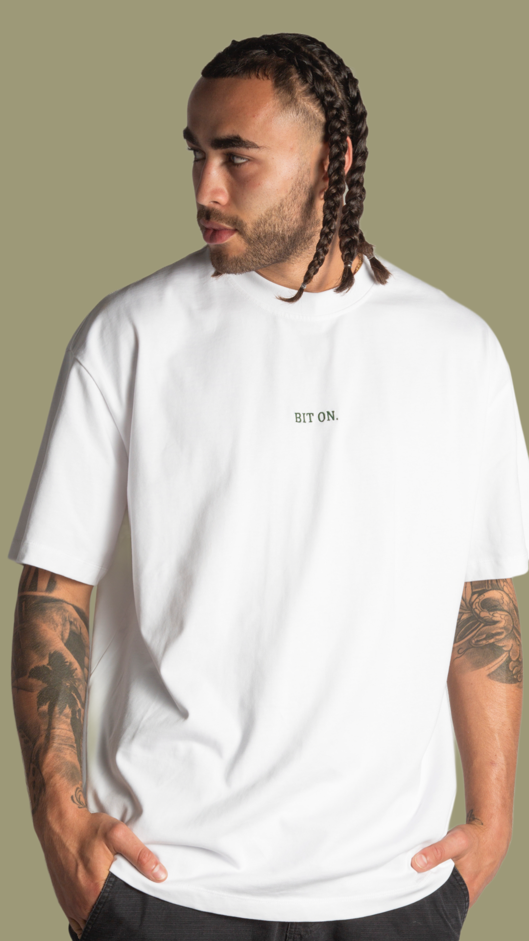 Box Fit Oversize BIT ON.- WHITE